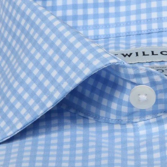 Twillory- Non-Iron Sky Check- Tailored Fit- Neck 15.5 - Sleeve 32/33 - Picture 2 of 4